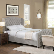 Marcella - Upholstered Shelter Headboard Bed Set - R&R Furniture Gallery (Fountain Valley, CA)