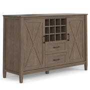 Ela - Sideboard With Wine Storage - Smoky Brown - R&R Furniture Gallery (Fountain Valley, CA)