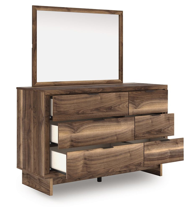 Chirason - Dresser And Mirror - Brown - R&R Furniture Gallery (Fountain Valley, CA)
