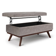 Owen - Lift Top Large Coffee Table Storage Ottoman, Mid Century Style - R&R Furniture Gallery (Fountain Valley, CA)