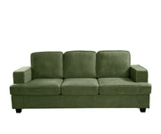 Modern Sofa, Comfortable 3 Seater Couch With Deep Seating, Loose Back Cushions, Wide Arms - R&R Furniture Gallery (Fountain Valley, CA)