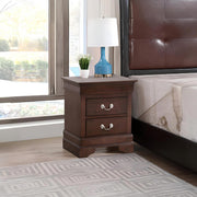 Louis Phillipe - Storage Nightstand - Cappuccino - R&R Furniture Gallery (Fountain Valley, CA)