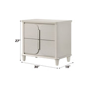 Laveda - Nightstand - Pearl White - R&R Furniture Gallery (Fountain Valley, CA)