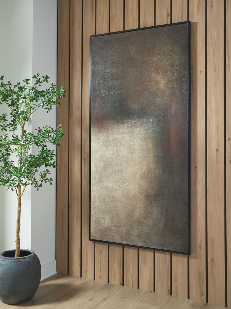 Wernmen - Wall Art - Brown / Rust / Cream - R&R Furniture Gallery (Fountain Valley, CA)
