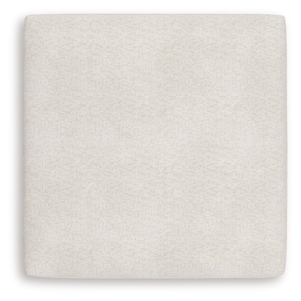 Donelson Creek - Oversized Accent Ottoman - Vanilla - R&R Furniture Gallery (Fountain Valley, CA)