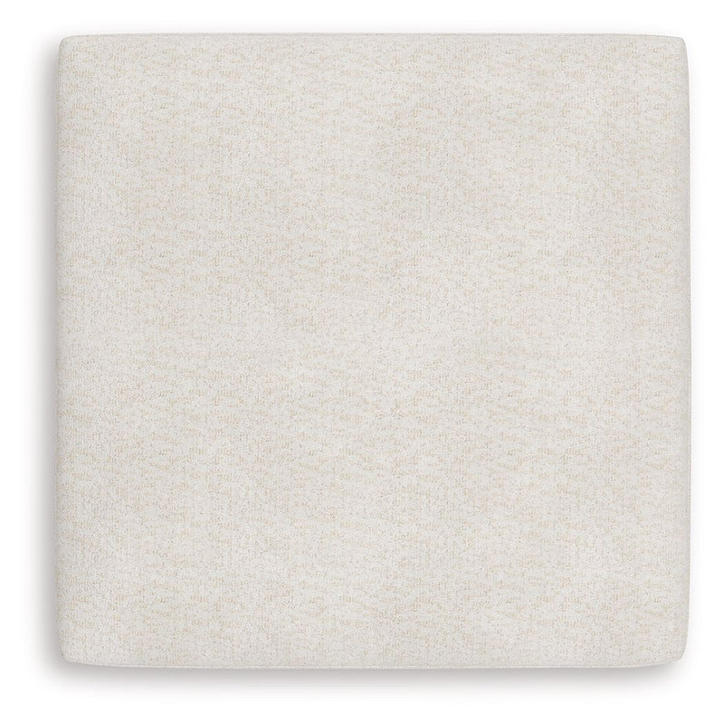 Donelson Creek - Oversized Accent Ottoman - Vanilla - R&R Furniture Gallery (Fountain Valley, CA)