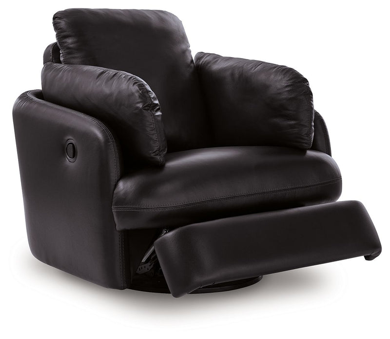 Modmax II - Swivel Glider Recliner - Black - R&R Furniture Gallery (Fountain Valley, CA)