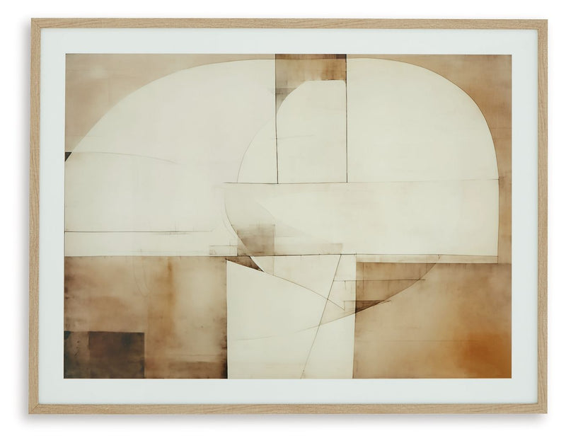 Corlain - Wall Art - Brown / Tan / White - R&R Furniture Gallery (Fountain Valley, CA)