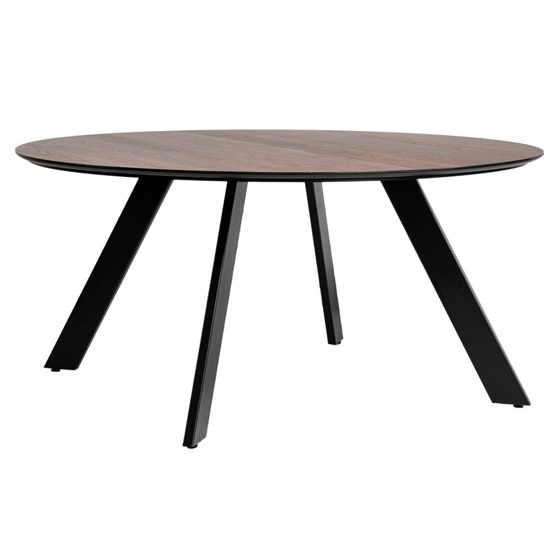 Ladera - Dining Table - Smoked Walnut With Black