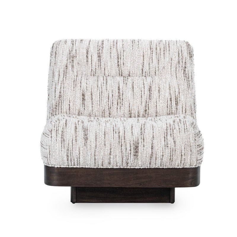 Crandall - Swivel Accent Chair - Cocoa Cream - R&R Furniture Gallery (Fountain Valley, CA)