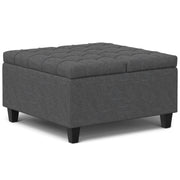 Harrison - Upholstered Coffee Table Storage Ottoman - R&R Furniture Gallery (Fountain Valley, CA)