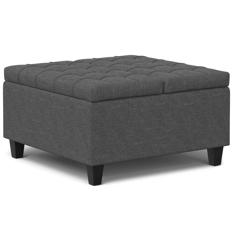 Harrison - Upholstered Coffee Table Storage Ottoman - R&R Furniture Gallery (Fountain Valley, CA)