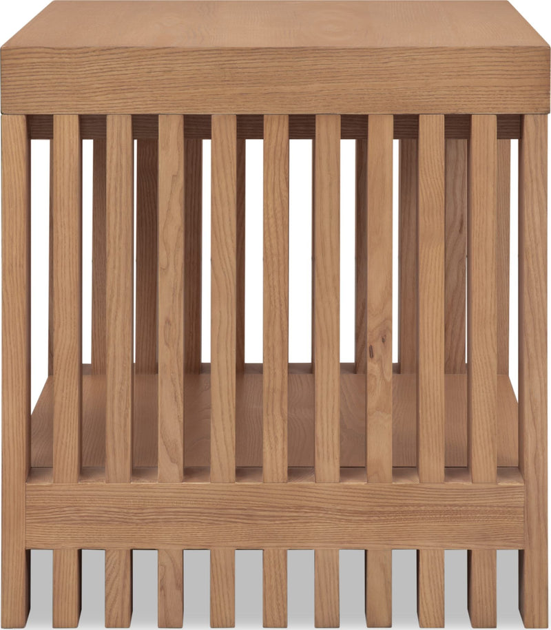 Tanner Side Table - Flaxen