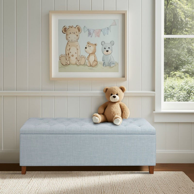 Shandra - Tufted Top Soft Close Storage Bench - R&R Furniture Gallery (Fountain Valley, CA)