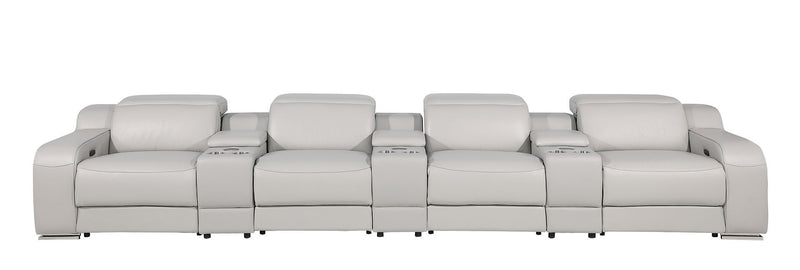 1116 - 7-Piece Modular Power Reclining Sofa In With 4 Power Recliners & Power Headrests