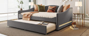 Upholstered Daybed With Light And Trundle - R&R Furniture Gallery (Fountain Valley, CA)