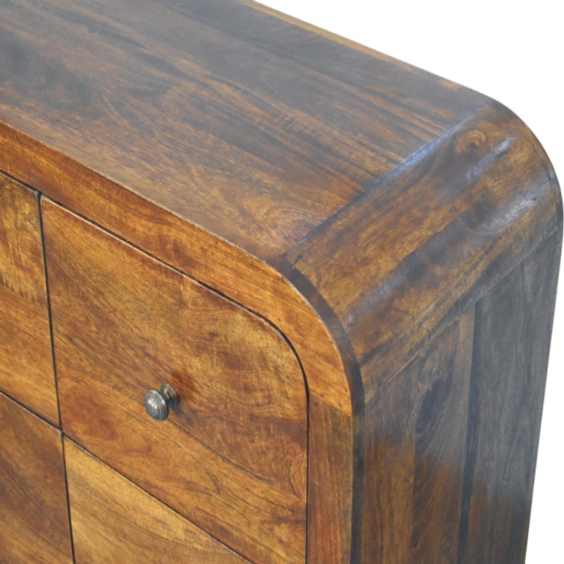 Darcy - 3 Over 3 Drawer Chest - Brown - R&R Furniture Gallery (Fountain Valley, CA)