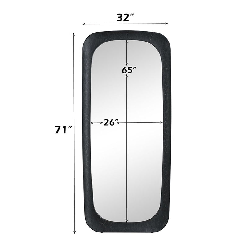 Izusa - Floor Mirror - Black - R&R Furniture Gallery (Fountain Valley, CA)