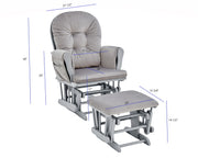 Mason - Glider And Ottoman - R&R Furniture Gallery (Fountain Valley, CA)