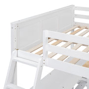 Full Over Full Bunk Bed With Desk - R&R Furniture Gallery (Fountain Valley, CA)