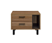 Trolgar - Accent Table - Brown Oak & Black - R&R Furniture Gallery (Fountain Valley, CA)