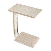 Lotus Bay - C-Shaped Accent Table - Sand - R&R Furniture Gallery (Fountain Valley, CA)