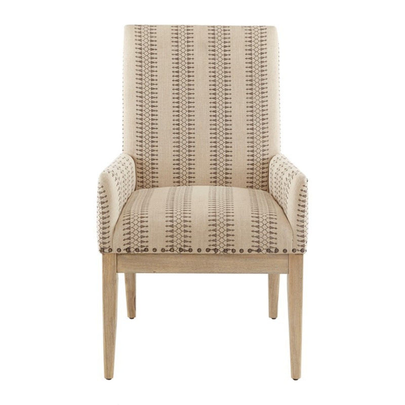 Rika - High Back Dining Armchair (Set of 2) - Natural - R&R Furniture Gallery (Fountain Valley, CA)