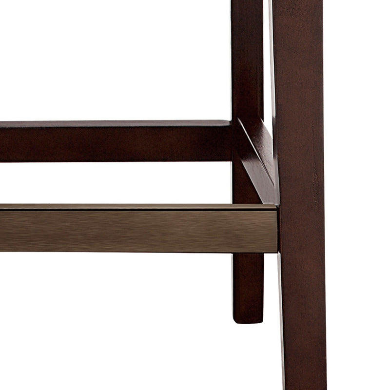 Tufted Counter Stool With Button Tufted Back - Tan - R&R Furniture Gallery (Fountain Valley, CA)