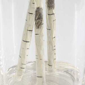 Nigra - Birch Vase Centerpiece - Green