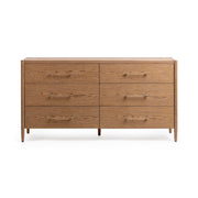 Classic Home Alisen 6-drawer dresser in Napa Grove finish, showing sleek wood construction and modern storage design.