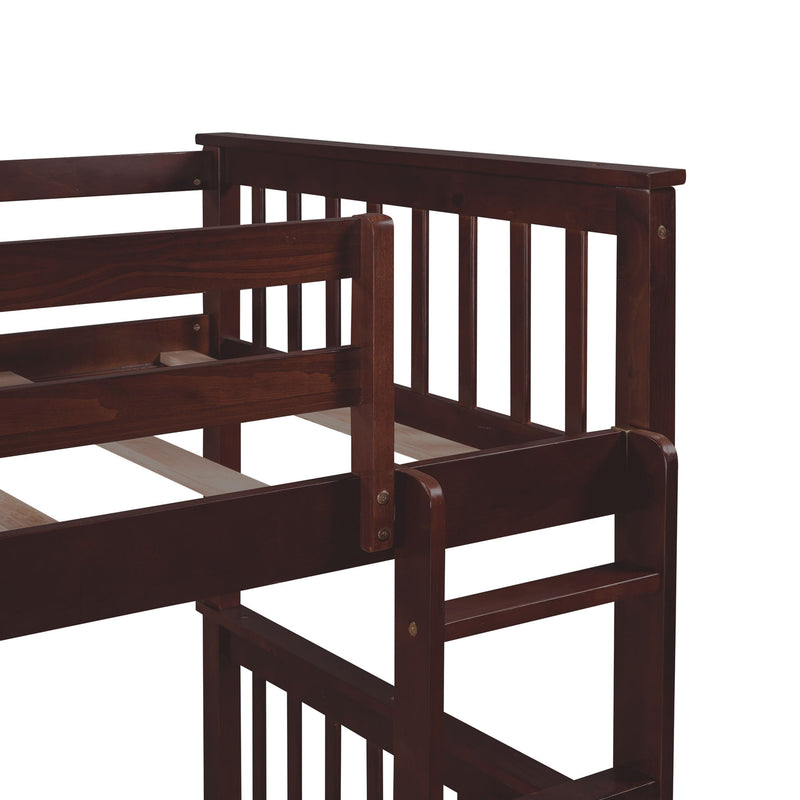 Bunk Bed With Ladders And 2 Storage Drawers - R&R Furniture Gallery (Fountain Valley, CA)