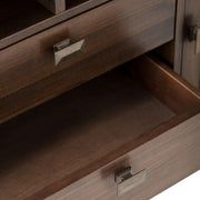 Artisan - TV Media Stand - Natural Aged Brown - R&R Furniture Gallery (Fountain Valley, CA)