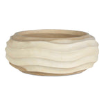 Waveform - Bleached Wood Bowl - Beige