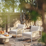 Dunes - Outdoor Armchair - Cream - R&R Furniture Gallery (Fountain Valley, CA)