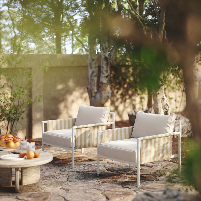 Dunes - Outdoor Armchair - Cream - R&R Furniture Gallery (Fountain Valley, CA)