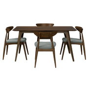 5 Piece Dining Set With Ergonomic Chairs - R&R Furniture Gallery (Fountain Valley, CA)