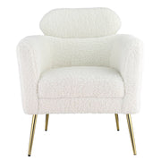 Connock - Accent Chair - White Teddy Sherpa - R&R Furniture Gallery (Fountain Valley, CA)