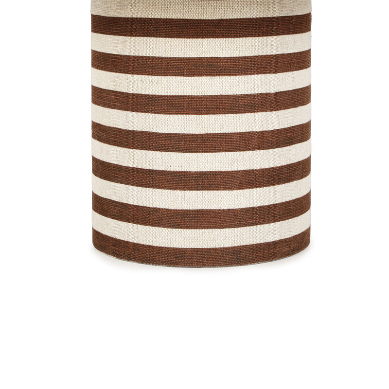 Lyra - Striped Cotton Jute Contract-Grade Table - R&R Furniture Gallery (Fountain Valley, CA)