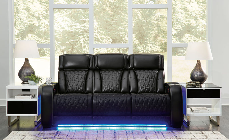 Boyington - Power Reclining Sofa With Adj Headrest - R&R Furniture Gallery (Fountain Valley, CA)