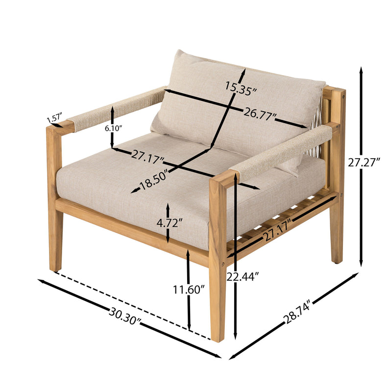 Outdoor Leisure Chair, Comfortable & Versatile For Any Patio - R&R Furniture Gallery (Fountain Valley, CA)