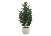 31" Tall, Artificial Plant, Garcinia Tree, Indoor, Faux, Fake, Floor, Greenery, Potted, Real Touch, Decorative - Green / White - R&R Furniture Gallery (Fountain Valley, CA)