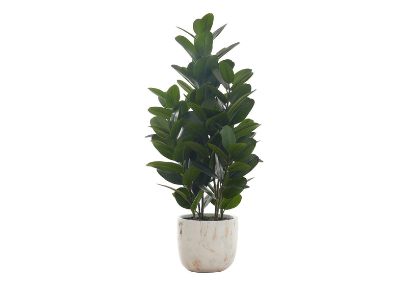31" Tall, Artificial Plant, Garcinia Tree, Indoor, Faux, Fake, Floor, Greenery, Potted, Real Touch, Decorative - Green / White - R&R Furniture Gallery (Fountain Valley, CA)