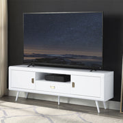 Pagan - TV Stand - White High Gloss - R&R Furniture Gallery (Fountain Valley, CA)