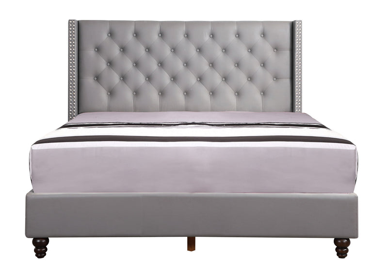 Nailhead Bed Transitional Vibrant - R&R Furniture Gallery (Fountain Valley, CA)