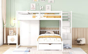 Bunk Bed With Wardrobe, Drawers - R&R Furniture Gallery (Fountain Valley, CA)