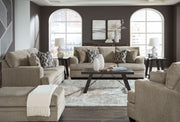 Signature Design by Ashley Stonemeade 3-piece living room set with a sofa and two armchairs in a modern, comfortable living space.