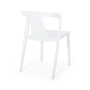 Pair of Noble House Orchid chairs set, modern design with upholstered seats and wooden legs, ideal for dining or living areas.