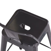 Rayne - Curved Back Metal Stool (Set of 2) - R&R Furniture Gallery (Fountain Valley, CA)
