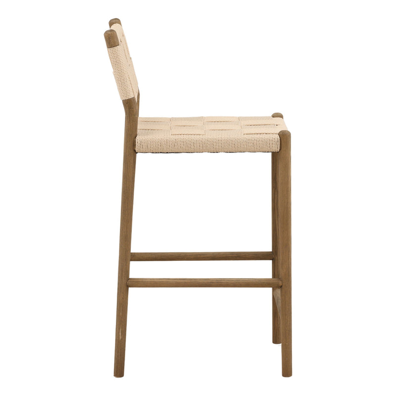 Xiana - Counter Stool - Natural And Light Brown