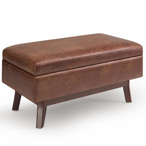 Owen - Upholstered Rectangular Storage Ottoman - R&R Furniture Gallery (Fountain Valley, CA)